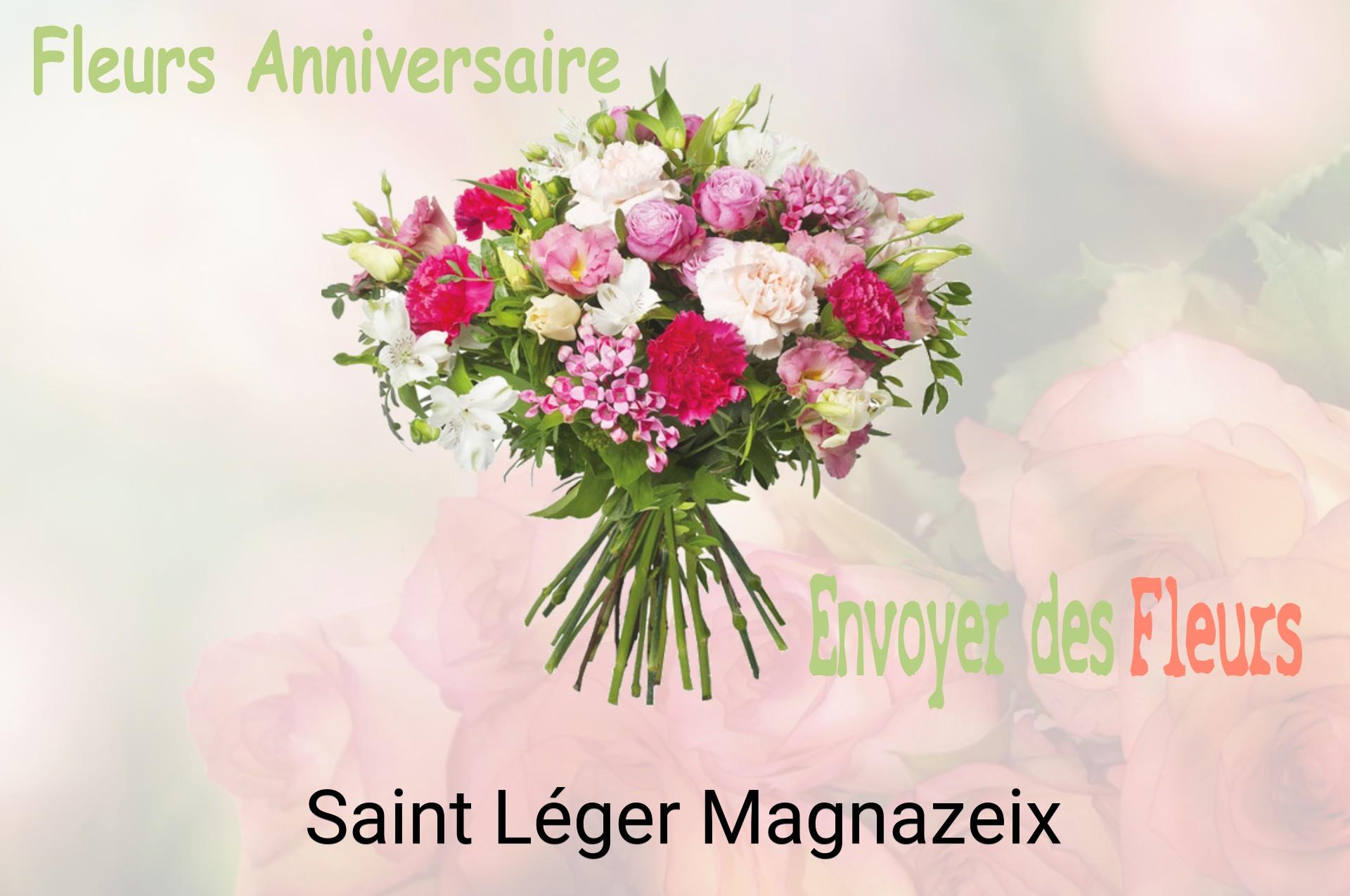 Bouquet de fleurs d’anniversaire livré à Saint-Léger-Magnazeix
