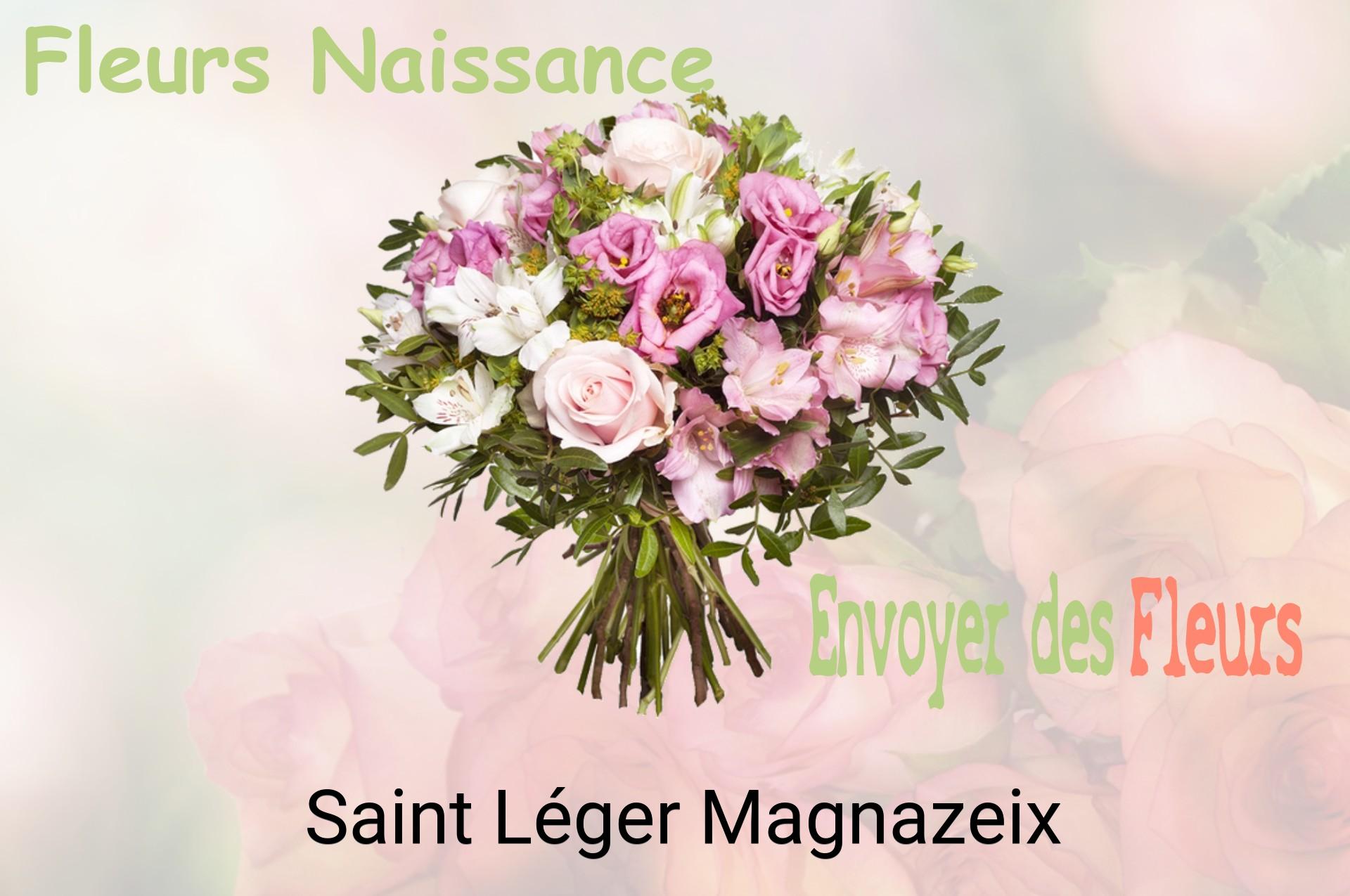 Bouquet de fleurs de naissance livré à Saint-Léger-Magnazeix